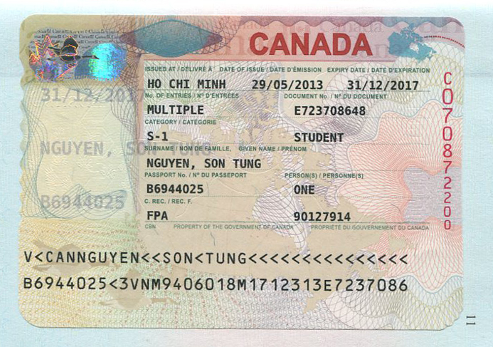 Chúc mừng hồ sơ du học Canada -  Nguyễn Sơn Tùng