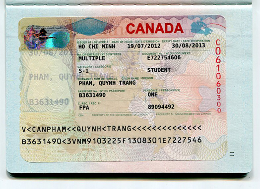 Thành công visa Canada -  Phạm quỳnh Trang